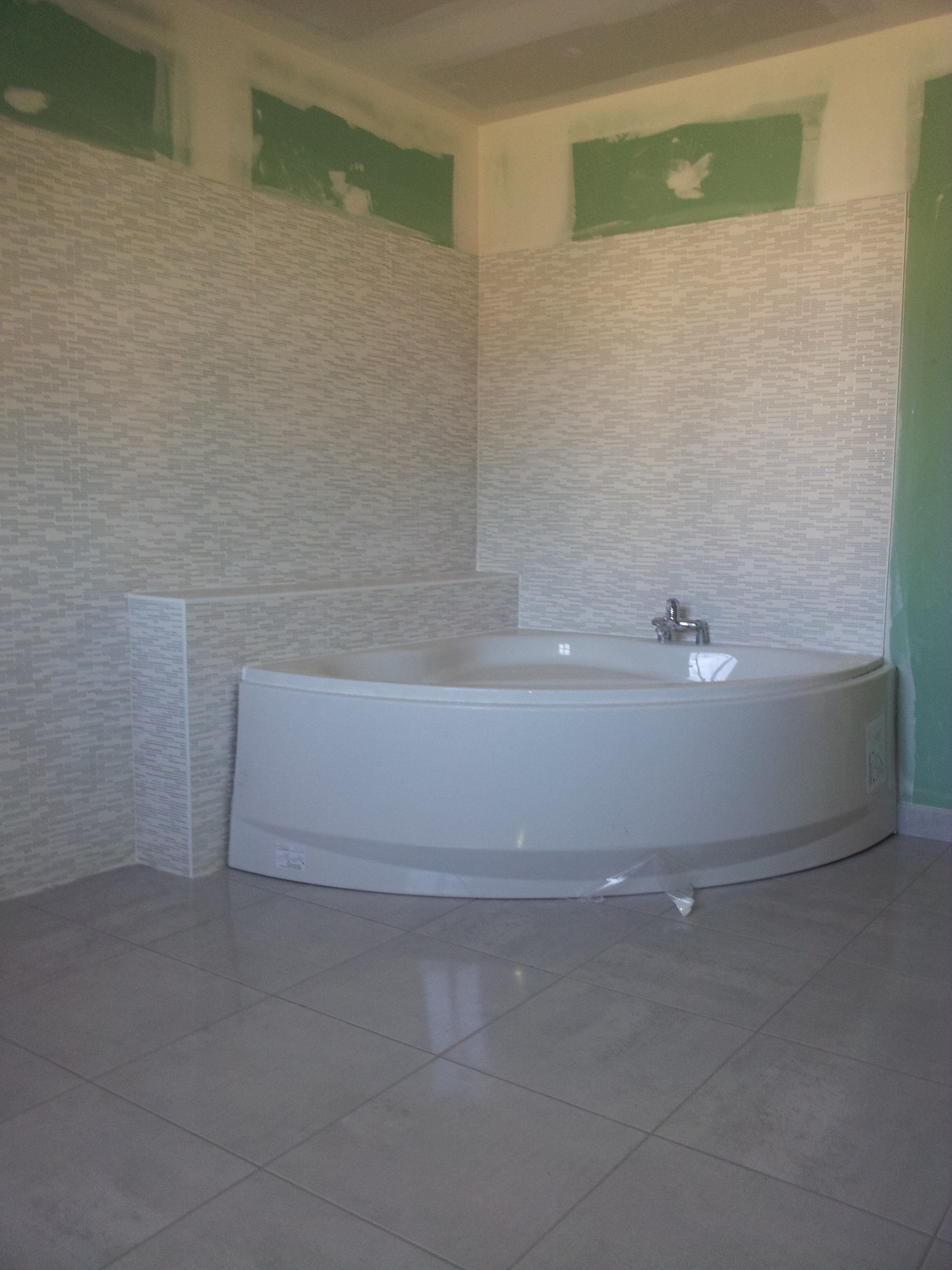 Baignoire d angle faience