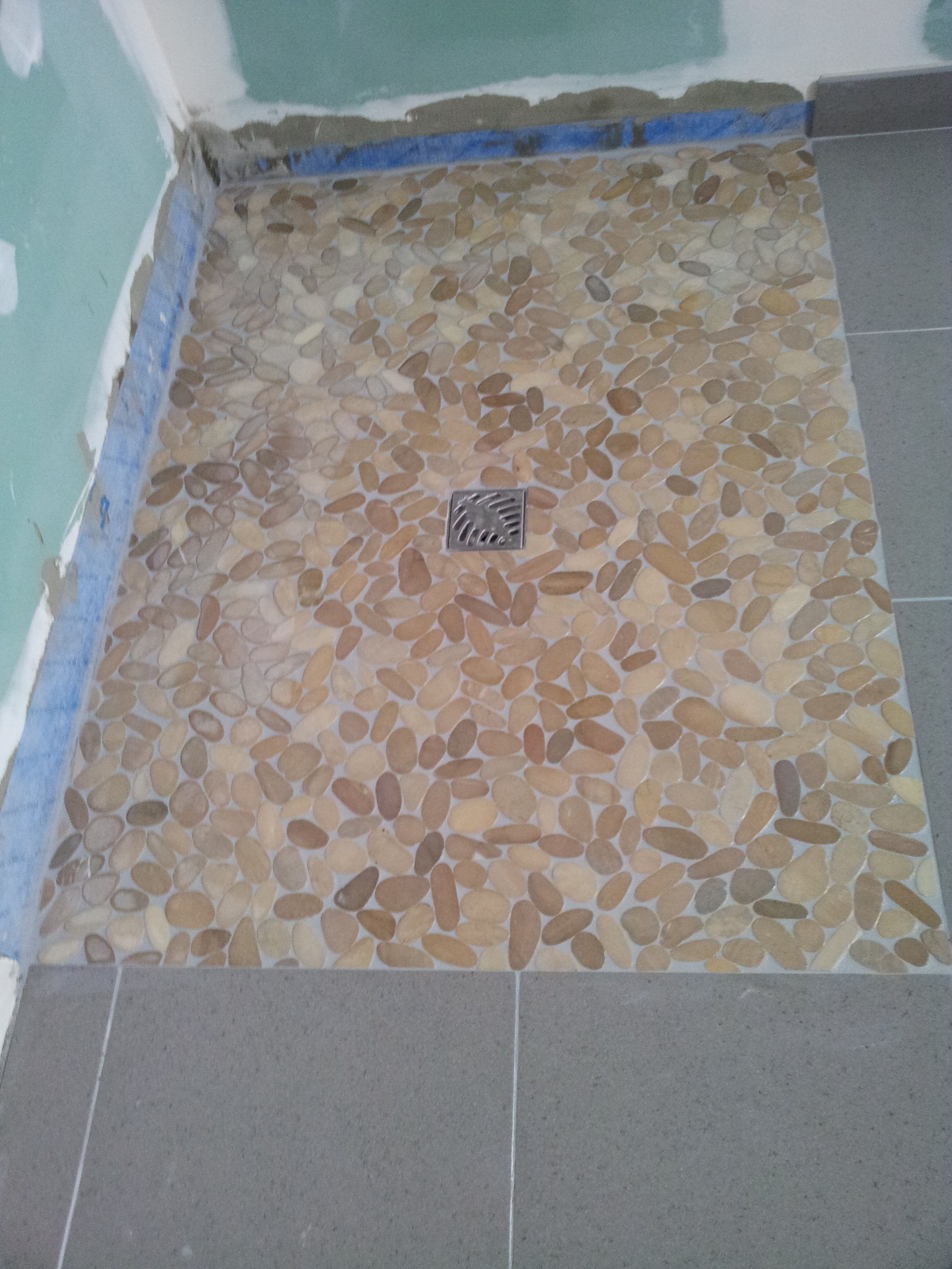 Douche italienne galet