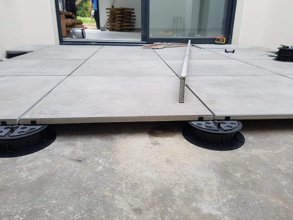 Terrasse sur plots