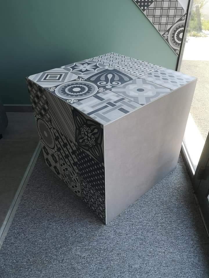 Cube carreaux de ciment